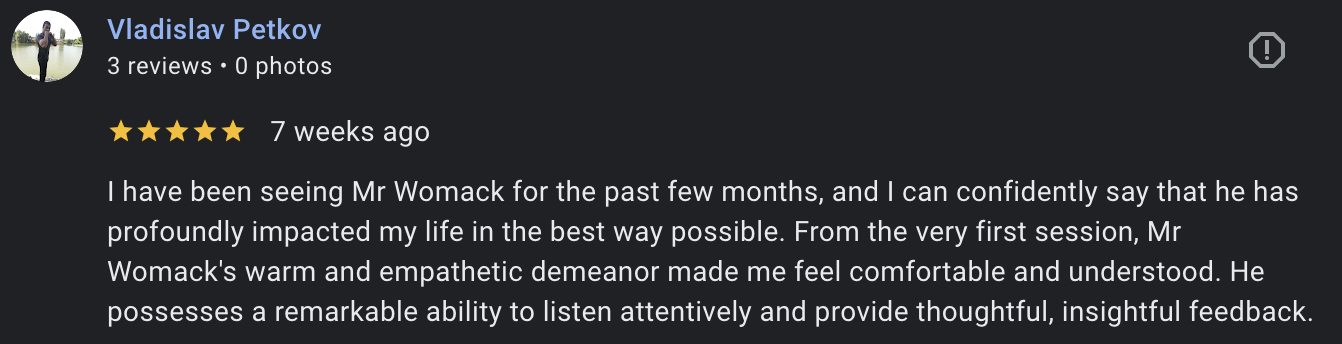 Doug Womack Reveiw